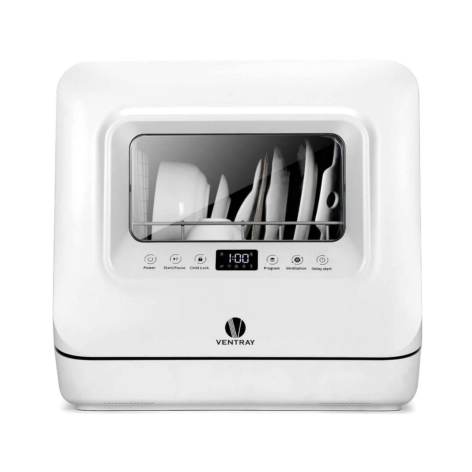 DW55AD Portable Dishwasher with Air-Dry Function