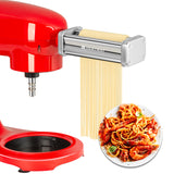 3 Piece Pasta Roller & Cutter Attachments Set