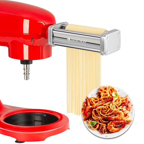 Pasta Roller Cutter Attachment Set Compatible with Kitchen Stand