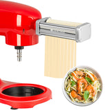 3 Piece Pasta Roller & Cutter Attachments Set