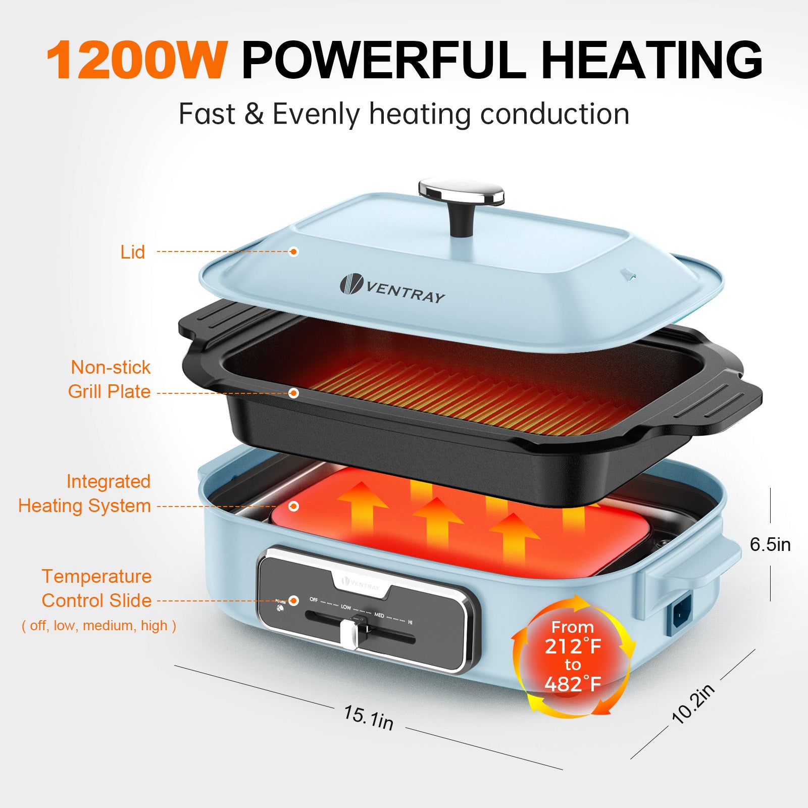 High-Quality Electric Grill with Smokeless Technology Perfect for