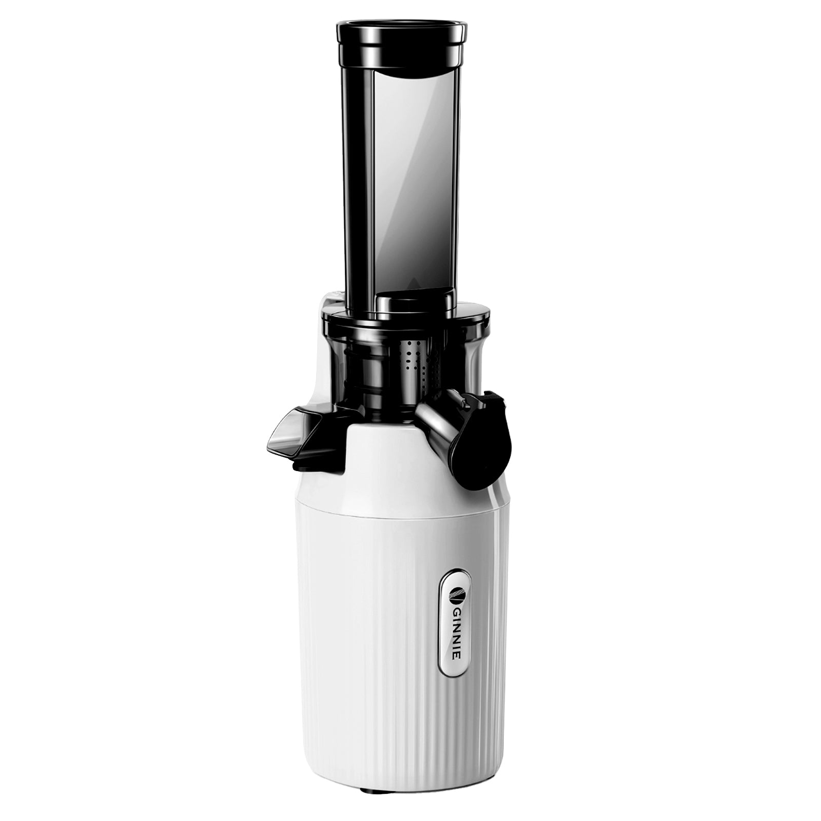 Ventray Essential Ginnie Slow Juicer - 60 Rpm Sapcentrifuge Met Omkeerfunctie - Zwart