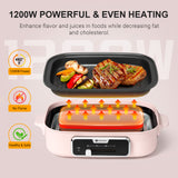 Classic 2.0 Electric Indoor Grill - Deep + Steam Bundle Set