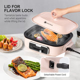 Classic 2.0 Electric Indoor Grill - Deep + Steam Bundle Set