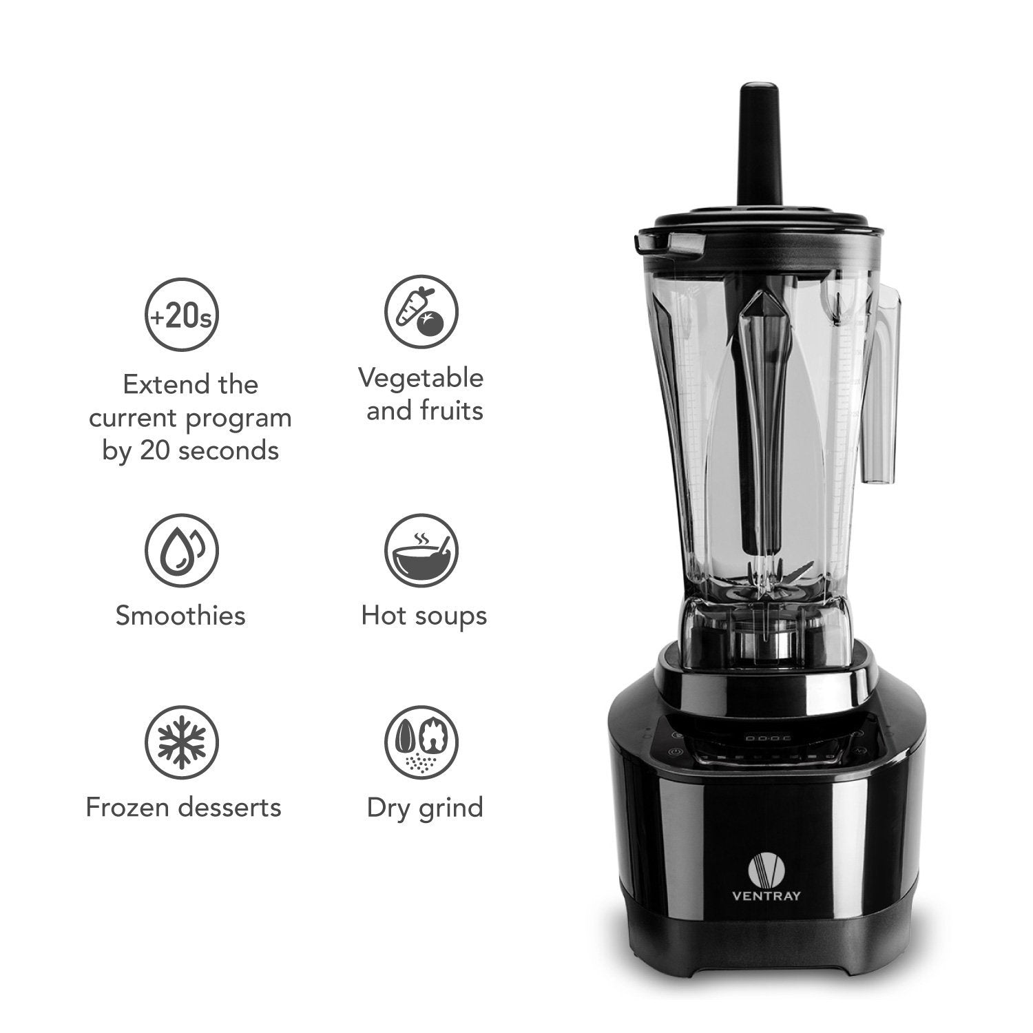 Contract buyer symbol 6 Speed - Multi-Function Commercial Blender - Ventray Pro 600 – Ventray USA