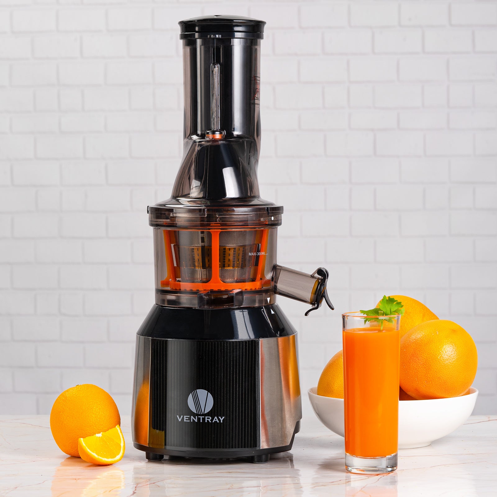 Ventray Essential Ginnie Juicer, Compact Small Cold Press Juicer,  Masticating Slow Juicer with 60RPM Low Speed, Easy to Clean & Nutrient  Dense