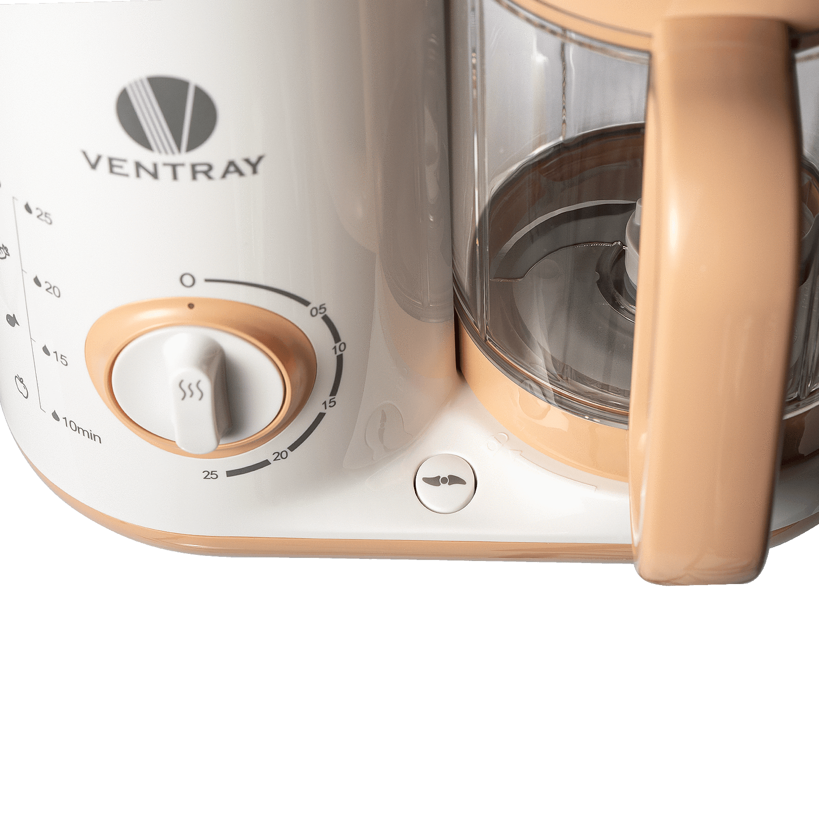 Ventray Baby Food Maker, All-In-One Baby Food Processor, Peach