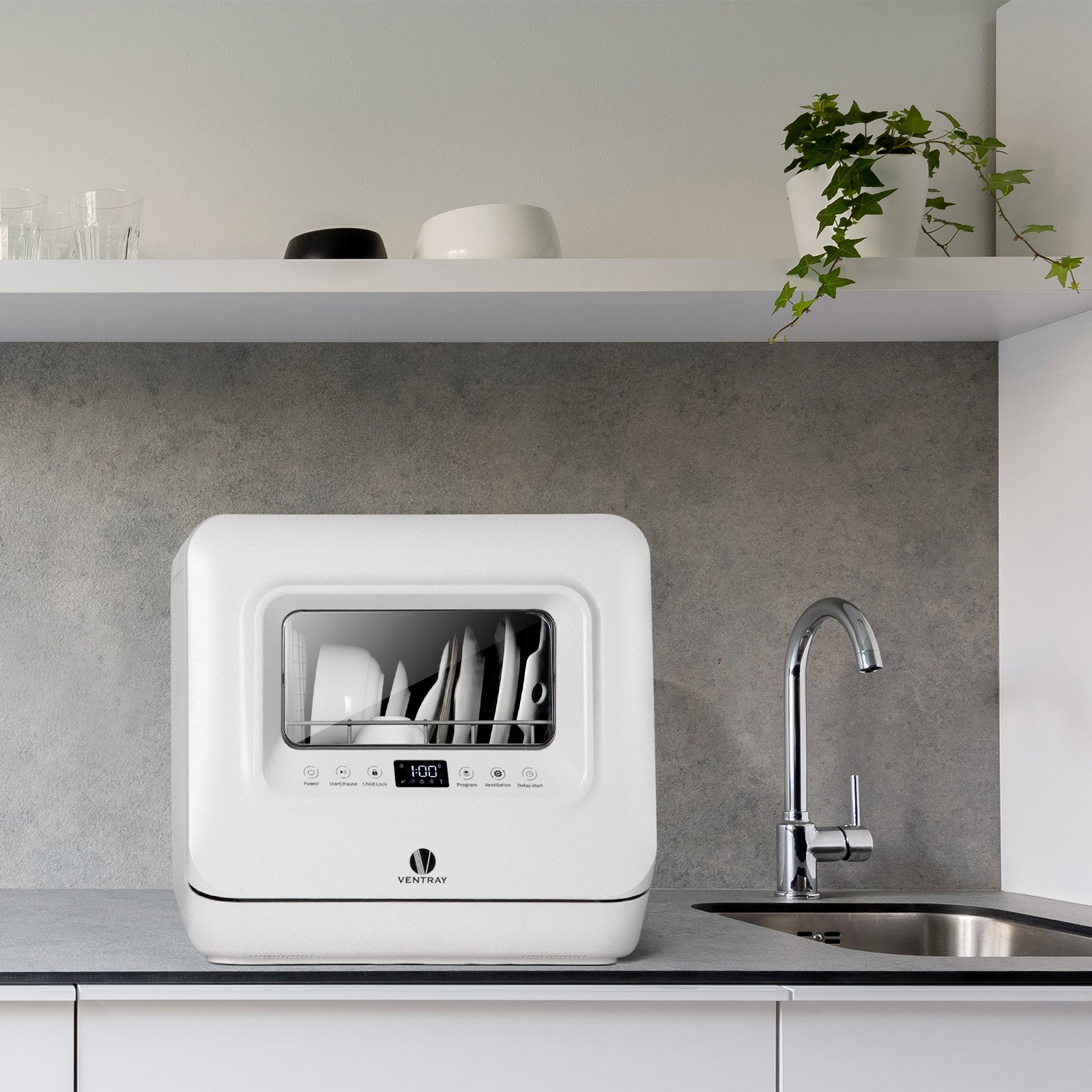 Ventray Countertop Dishwasher DW55AD