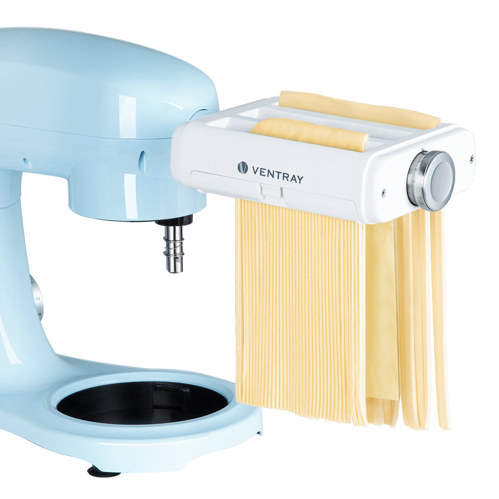 Pasta Maker Attachment for All KitchenAid Mixers, Noodle Ravioli Kitchen Aid Mixer Accessories 3 in 1 Including Dough Roller Spaghetti Cutter
