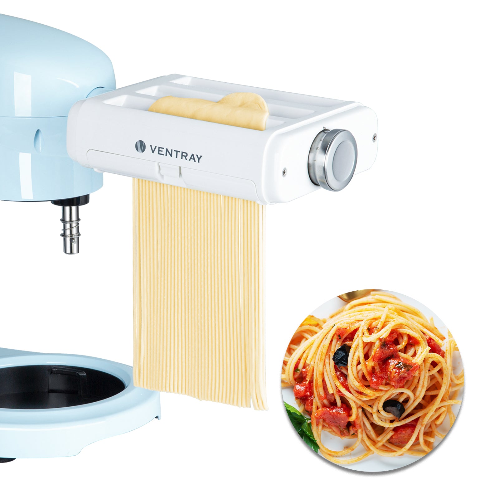Pasta Maker Attachment for Kitchenaid Mixers, Noodle Maker 3 in 1
