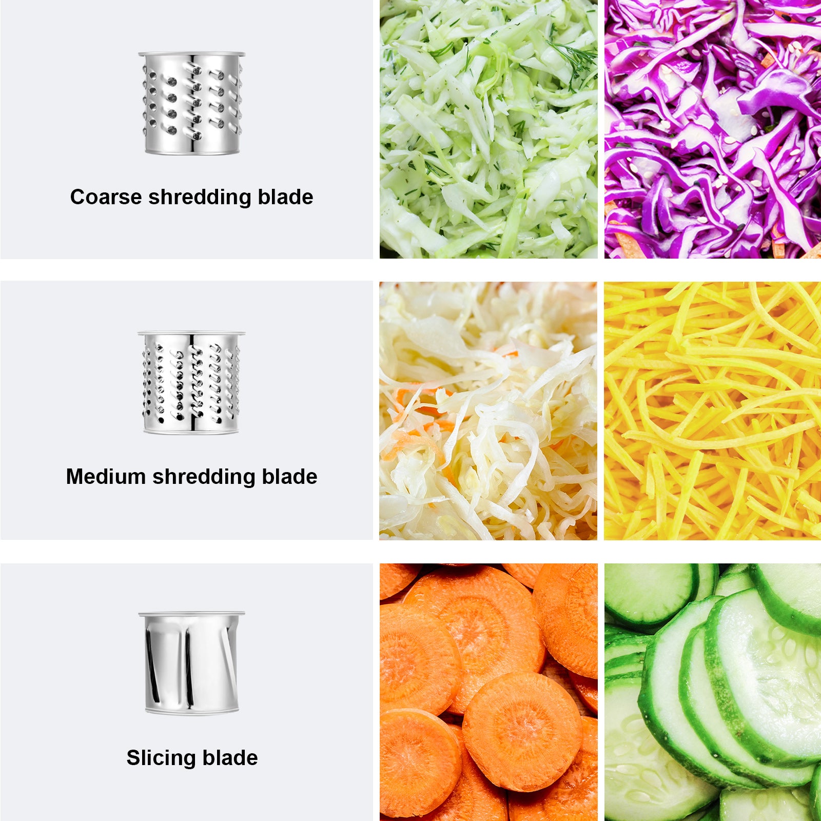 Mixer accessories Vegetable Slicer/Shredder/Cheese Grater Fit For