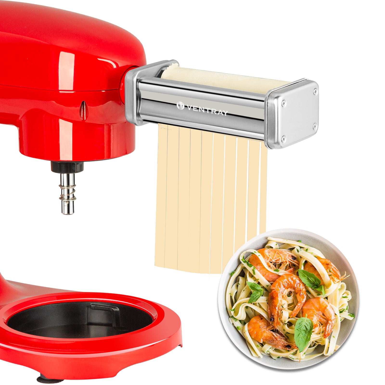 Professional Pasta Roller Maker Attachment 3-in-1 Fit For KitchenAid Stand  Mixer